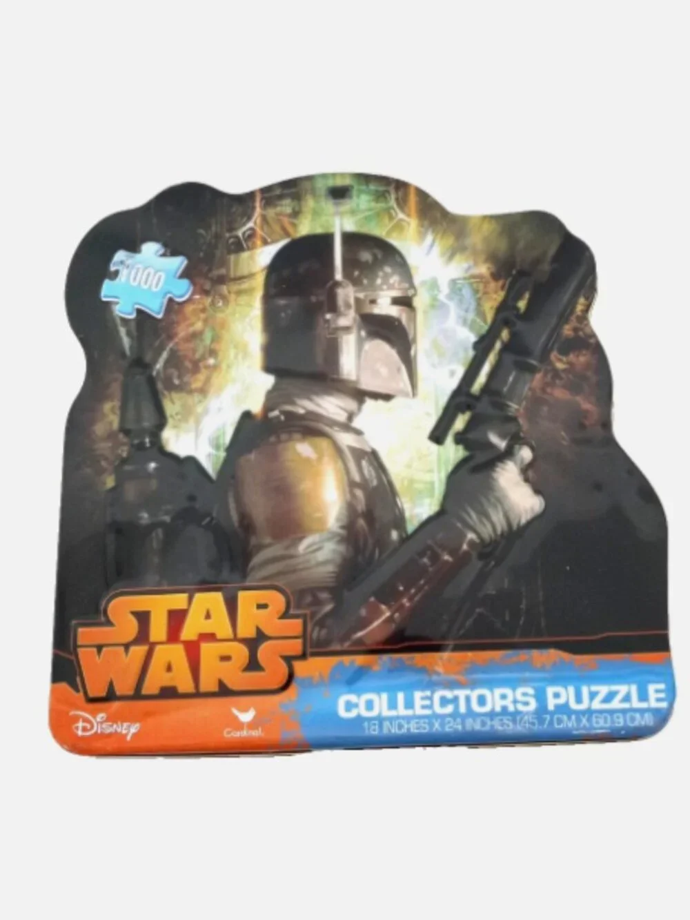Star Wars Boba Fett 1000 Pc Puzzle Collector Tin Disney New Sealed Pieces